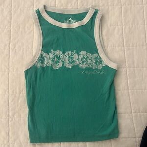 Hollister Hibiscus Tank Sz XS